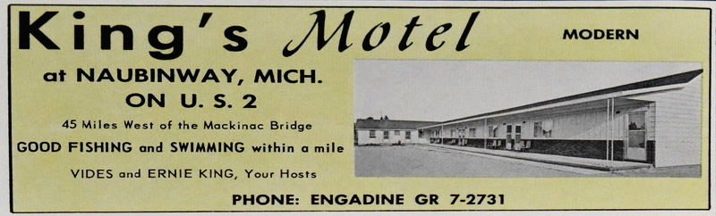 Adoba Hotel (Kings Motel) - 1969 Print Ad